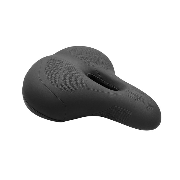 Noguchi Saddle, Wide Memory Foam, Pain Relief, Waterproof, Matte