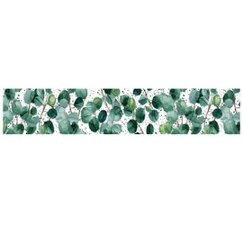 IOHEFY Green Mosaic Wallpaper Border 196x4 Inch Peel and Stick Wall Border Removable Vinyl Wall Trim Geometric Pattern for Kitchen Bathroom Laundry Room Home Decor