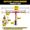 FITHOIST Ratchet Chain Binders 3/8'' - 1/2'' | Heavy Duty