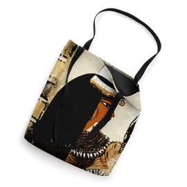 Ancient Egypt kemetic Art Ebony Queen Tote Bag