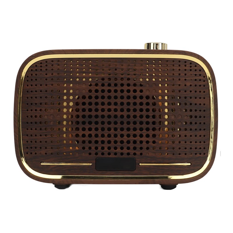 Retro Bluetooth Speaker 1500mah Clear Sound USB Port Mini Wireless