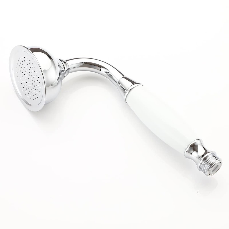 Wussh Bathroom Classic Traditional Brass Telephone Hand Shower Head Polished
