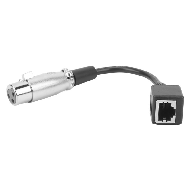 RJ45 to XLR Adapter Cable Female to Female Plug and