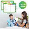 10 PCS Place Value Chart Dry Erase Flash Cards, Addition