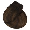 Sunny 95g Wire Hair Extensions Real Human Hair Brown Balayage