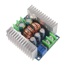 20A 300W Buck Converter Step Down Module DC 6-40V to 1.2-36V 20A 300W Adjustable Constant Current Voltage Regulator Power Supply Module with Short Circuit Protection Function