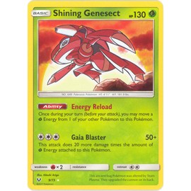 Shining Genesect - 9/73 - Holo Rare - Sun & Moon: Shining Legends