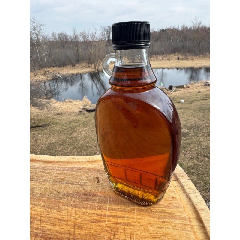 B&C Select Finds Pure Maple Syrup Minnesota Made Glass Bottle