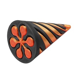 Namvo Impossible Pyramid Passthrough Sculpture,Pass Through Pyramid Fidget To y,3D Printed Triangular Cone To y for Relief Stress/Anxiety,Desktop Decor Souvenir Gift