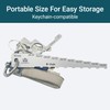 MetioKulto The 6" Brake Pad Measuring Tool,Brake Drum Wear Detection