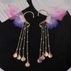 Mermaid Elf Ear Cuffs Earrings Pink Mermaid Ear Cuffs Earrings