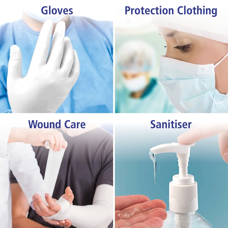 Nitrile® 3000 Examination glove in pure Nitrile white powderfree Small