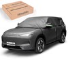 HIBISQUIBILIO UV Resistant Winter Windshield Cover with Reflective Straps –