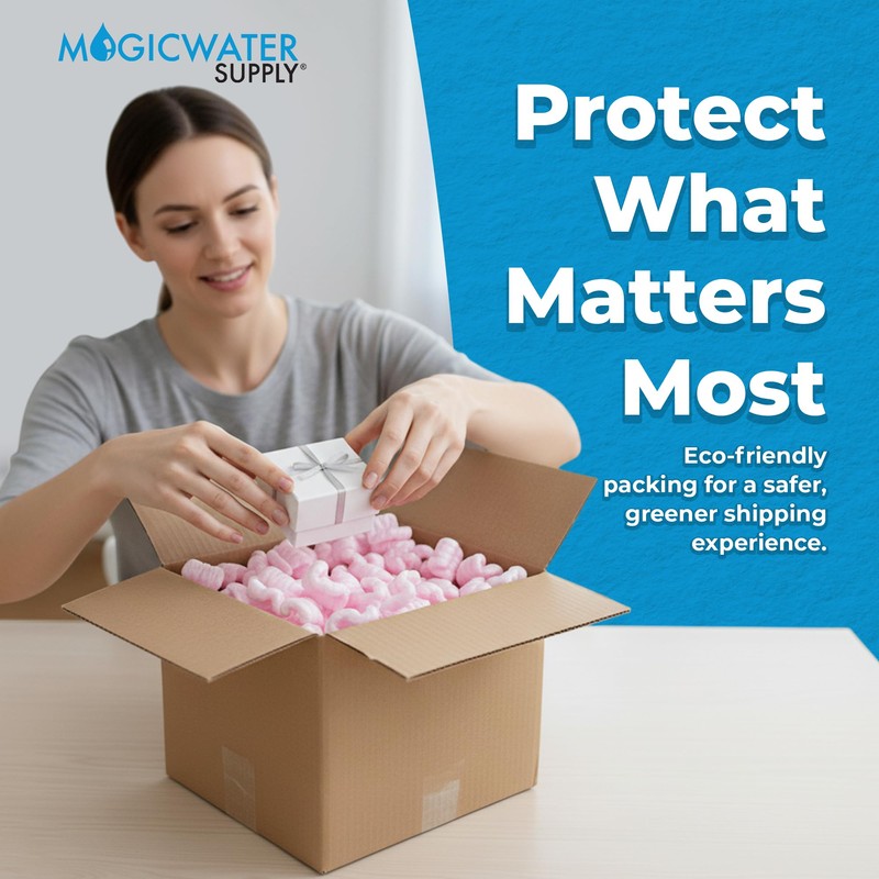 Magicwater Supply - .5 Cu Ft - Pink Packing Peanuts