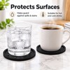 Non-Slip Silicone Drink Coasters Set of 6 – Heat-Resistant Table