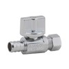 1/4 Turn Straight Stop Valve ,3/8-in Compression x 1/2-in PEX