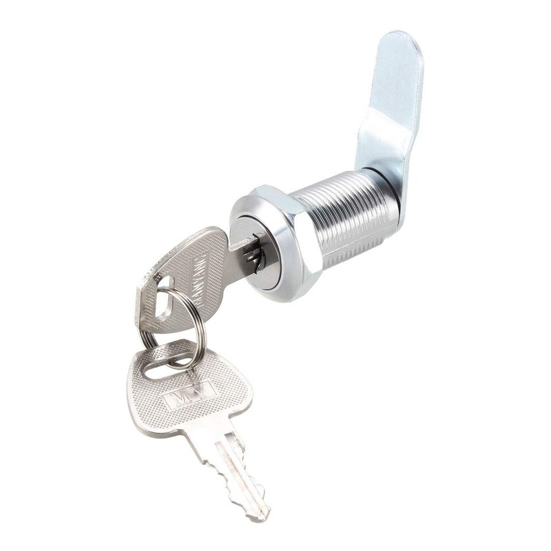 sourcing map Cam Lock 1-1/8" Cylinder Long Cabinet Locks with