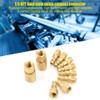 10 pieces 1/4 inch NPT compressor adapter, copper, pneumatic plug