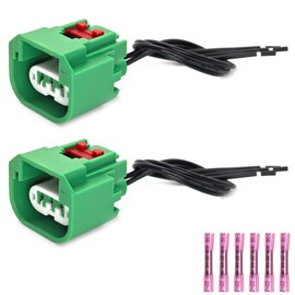 Pecafeitas 68064997AA Headlight Connector Wiring Harness, Compatible with Dodge Chrysler Jeep Headlight DRL Parking Light H13 9008