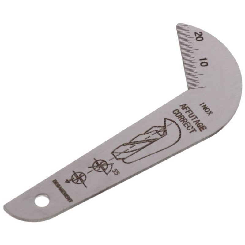 iuniq Stainless Steel Drill Bit Sharpening Gauge Double-sided Durable Double-sided