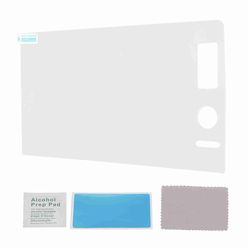 Navigation Screen Film Tempered Glass Scratch Resistant 3 Holes Car