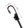 iCOMO 8 Pack Bungee Cord with Hooks, 24" Heavy Duty
