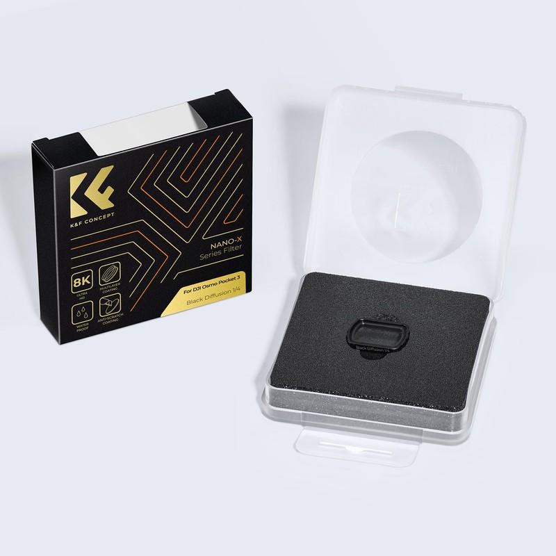 K&F Concept OSMO Pocket 3 Black Mist 1/4 Filter Magnetic