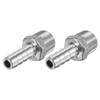 sourcing map Hose Nozzle Hose Connector 12 mm ADx1/2PT Male