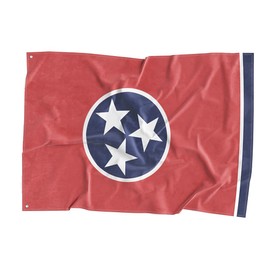 Tennessee Flag Polyester Fiber 3x5 Feet Flag, Bright Colors And Anti-ultraviolet Fade Flag Indoor Outdoor Banner