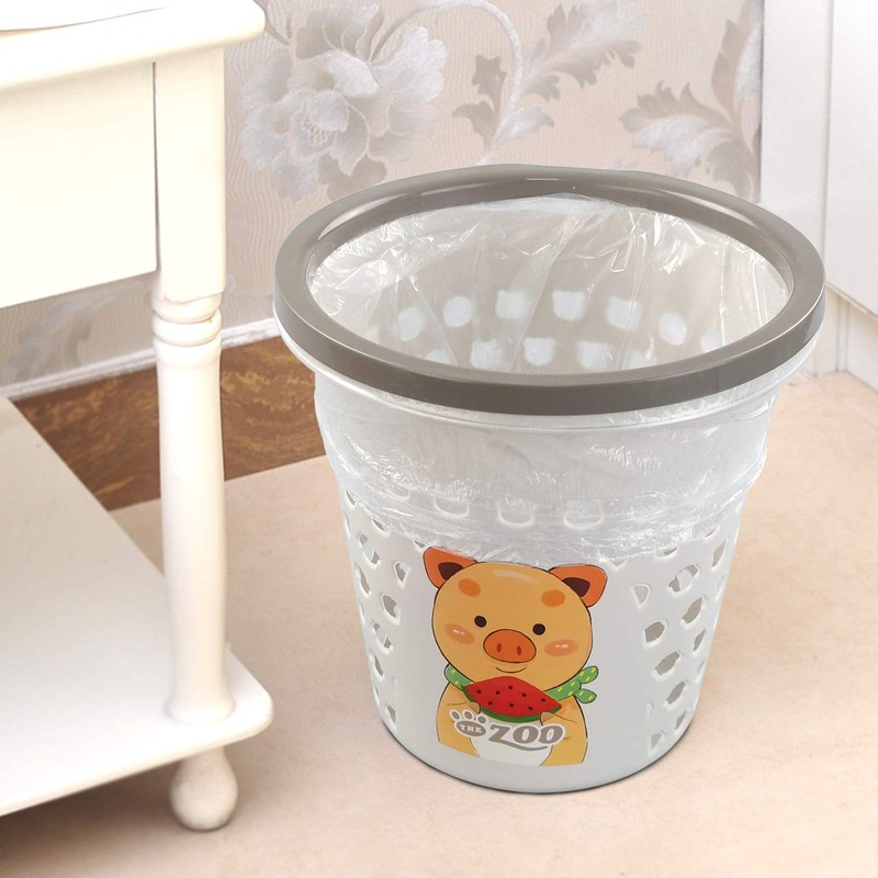 Sosody 1.2 Gallon Transparent Bin Liners, Bin Bags, Small Trash