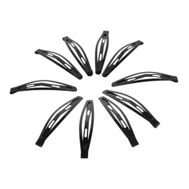 SAFIGLE Large Hair Claw Clips 10pcs Black Duckbill Hairpins for Women and Girls Sturdy Hair Accessories for Daily Use and Styling