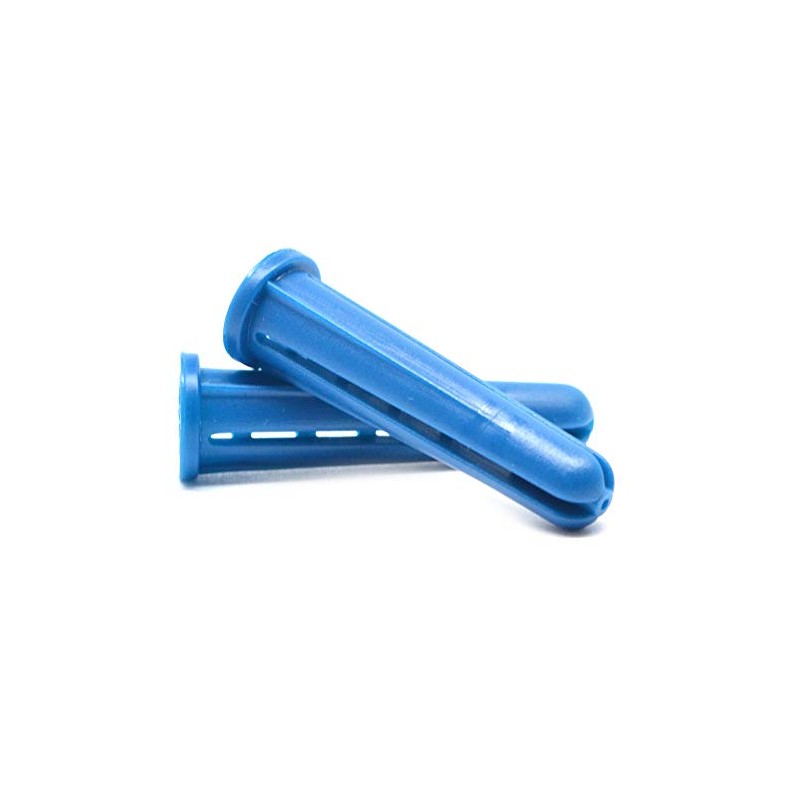 #6-8-10 x 7/8" Conical Plastic Anchor Plastic Blue Pk 100