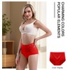 youlehe Women's Cotton Underwear Briefs High Waist Full Coverage Soft
