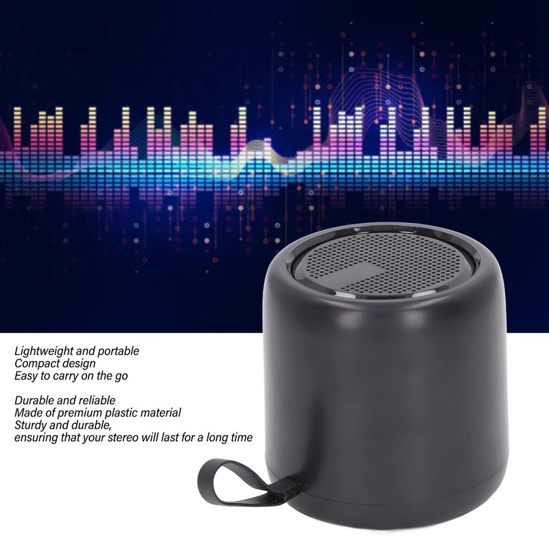Bluetooth Speaker Multifunction Mini HiFi Stereo Sound Lightweight Portable Wireless