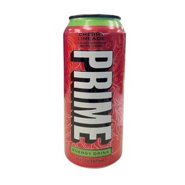 Prime Energy 16oz 12 Pack - 200mg Caffeine, 355mg Electrolytes, Zero Sugar, Four Drink Options, Beverage - Sport - Flavor: Cherry Limeade
