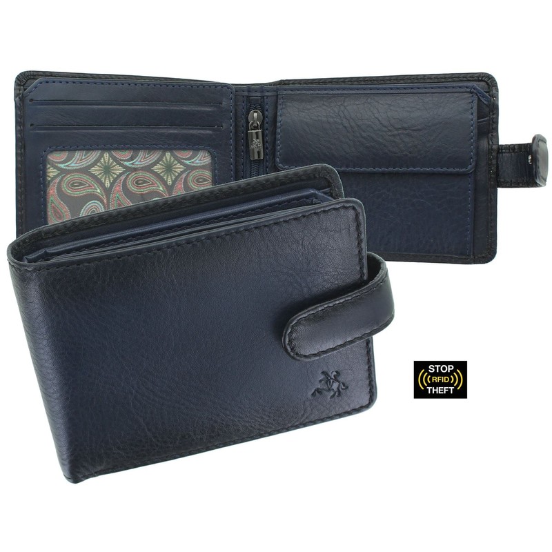 Visconti Atelier Collection Henry Leather Wallet RFID and Tap n