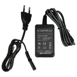 vhbw CAMERA ADPATER CHARGER suitable for SONY Cybershot DSC-TX9, DSC-TX10, DSC-TX55, DSC-TX100V etc. replaces AC-LS5, AC-LS5K