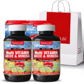 (Tonglife) Multivitamin ABCDE + mineral + lactic acid bacteria (1400mg x 300 tablets, 10 months supply) 2 bottles Tonglife multivitamin 300 tablets / (통라이프)종합비타민ABCDE+미네랄+유산균함유(1400mg x 300정 10개월분) 2병 통라이프 종합비타민 300정