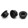 Glvaner 3/8-16 Stainless Steel Hex Flange Nuts, Hexagon Head Serrated