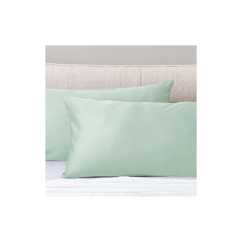 Set of 2 Luxton 100% 1000TC Cotton Pillowcases Standard Size