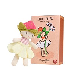 ThreadBear Toys & Gifts Little Peeps Poppy Strawberry - Soft Doll With Gift Box For Children
