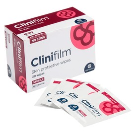 Clinifilm Skin Protective Barrier Wipes, 30 piece.