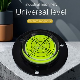Universal Level Instrument Horizontal Bead Horizontal Instrument Horizontal Bubble Level Belt Positioning Hole Through 50MM Magnetic Function (green)