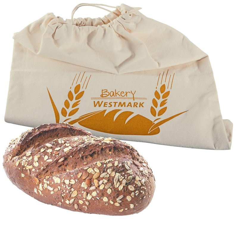 Westmark 2 x Drawstring Bread Bags/Storage Bags - Made of