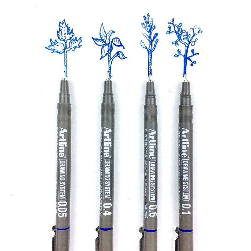 Artline drawing system pen - black 0.05 mm writing width
