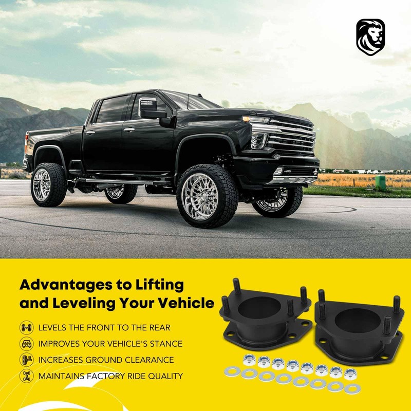 YHTAUTO 2.5 inch Front Leveling Lift Kit Compatible with Dodge