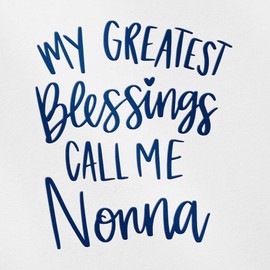 Decal Stickers of My Greatest Blessings Call Me Nonna (Navy Blue) (Set of 2) Premium Waterproof Vinyl Decal Stickers for Laptop Phone Accessory Helmet Car Window Mug Tuber Cup - ANDsticg88926AB