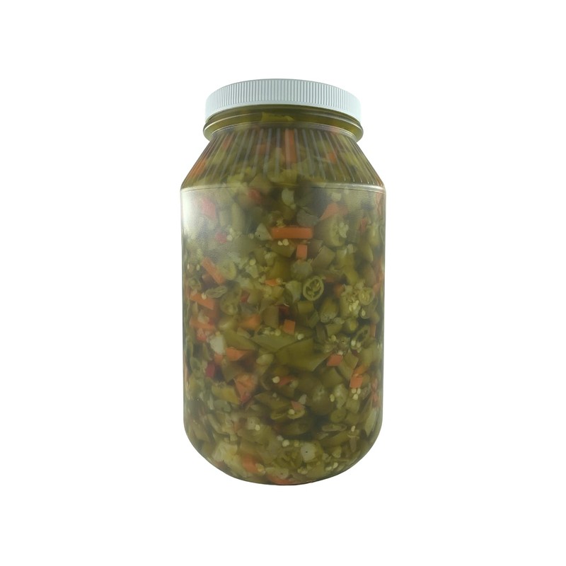 Potbelly Sandwich Shop Brand Hot Peppers 1 Gallon Jar (128