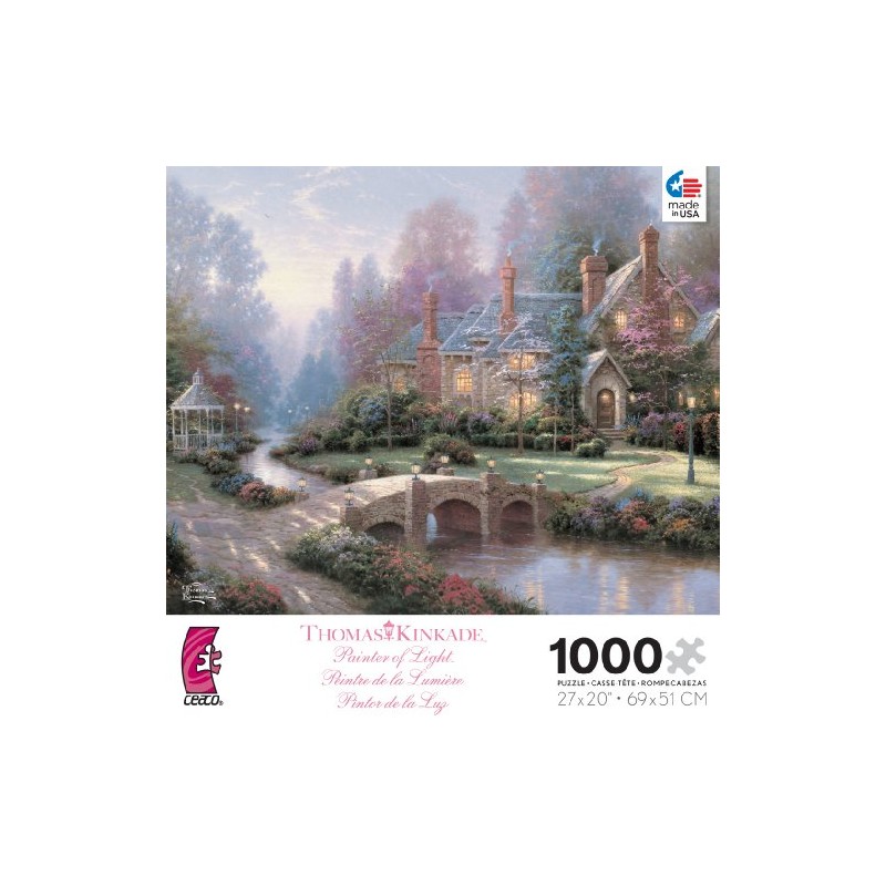 Thomas Kinkade Beyond Spring Gate 1000 Pc Puzzle