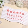 MOTIBACK 24Pcs Press-On Toenails - Pink Gradient Toenails, Short Square